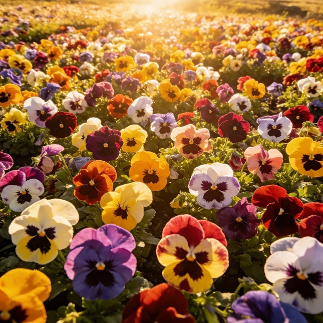 Pansy Flowers - artificial flowers for home (photo 2 of 7)