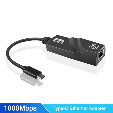 2500Mbps Ethernet Adapter 2.5G USB 3.0 Type C to RJ45 Network Card Wired Ethernet Gigabit Adapter 100/1000M Lan for MacBook iPad