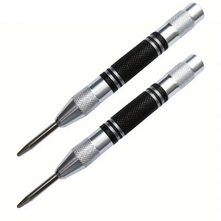 Auto Center Puncher Hole Marker Wood Metal Steel Spring Load Kerner Drill Locator Heavy Duty Punch Carpentry - product image
