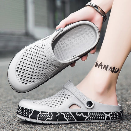 Men's EVA Clogs Sandals Breathable Lightweight Non-slip Summer Beach Shoes for Boys Trendy Outdoor Slipper