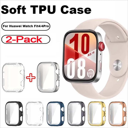 TPU Case for Huawei Watch Fit 4 / 4pro Smart Band Full Cover TPU Soft Screen Protector Case, Flexible Case, Smartwatch Cover