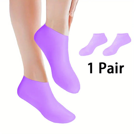 Moisturizing Foot Socks,silicone Socks For Dry Cracked Feet Women's Foot Socks For Moisturizing,featuring Massage - product i