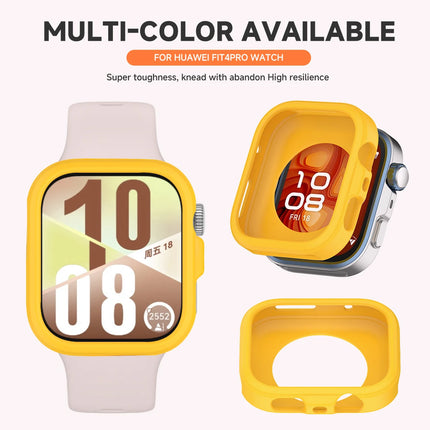 Silicone Case for Huawei Watch Fit4 5 Soft Protector Bumper Cases Watch Accessories Protective Frame Bumper for Huawei Fit4 5Pro
