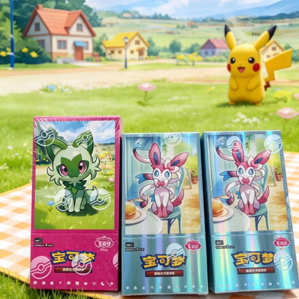 GEM Pack Original Vol.1&2 Pokemon Cards in Chinese Scarlet and Violet Trading PTCG Bag Box NO Cbb1C Card Surprised Gift