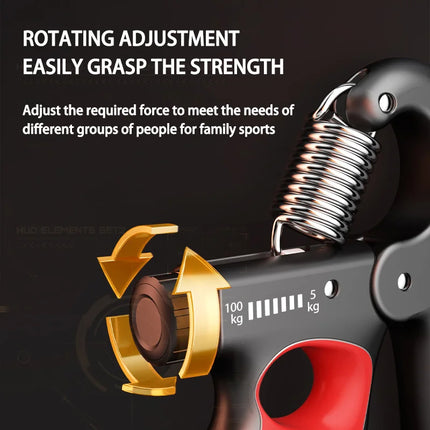 5-60/100/150kg Grip Strength Gym Wrist Expander Hand Strengthener Adjustable Muscle Recovery Fitness Hand Strength - product