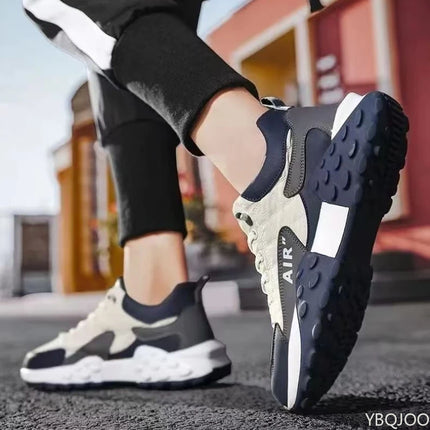 Large Size Spring and Autumn New Thick Sole Height Increasing Casual Men's Shoes Niche Trend - product view 3