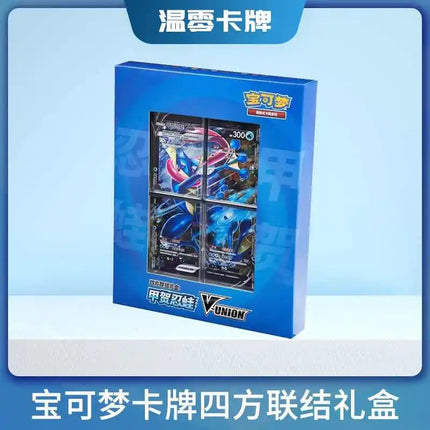 In Stock Genuine 100% Original Pokemon Ptcg Card Quartet Coupling V-Union Gift Boxes Pikachu Big Gather Moru Baker Mew-Two  Ptcg