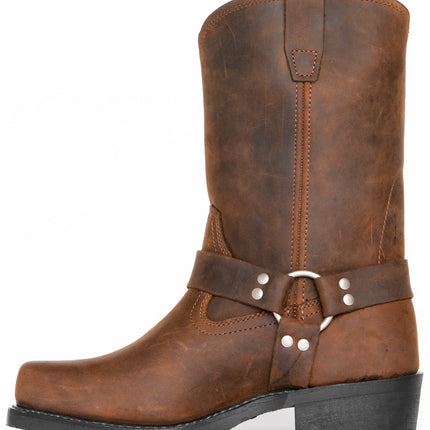 Men's Boots Handmade Men's Embroidery Thick Heel Mid-tube Boots European American Style Western Cowboy Boots Plus Size 39-48