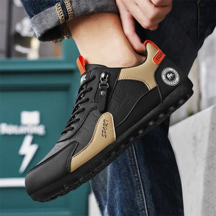 Men's PU Leather Casual Sneakers - image 5