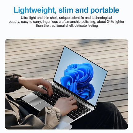 New 14.1" Laptop Intel Core i9-9900 32GB 2TB Gaming PC Ultra Slim Office Study Computer PC Windows 11 Pro 1920*1080 HD