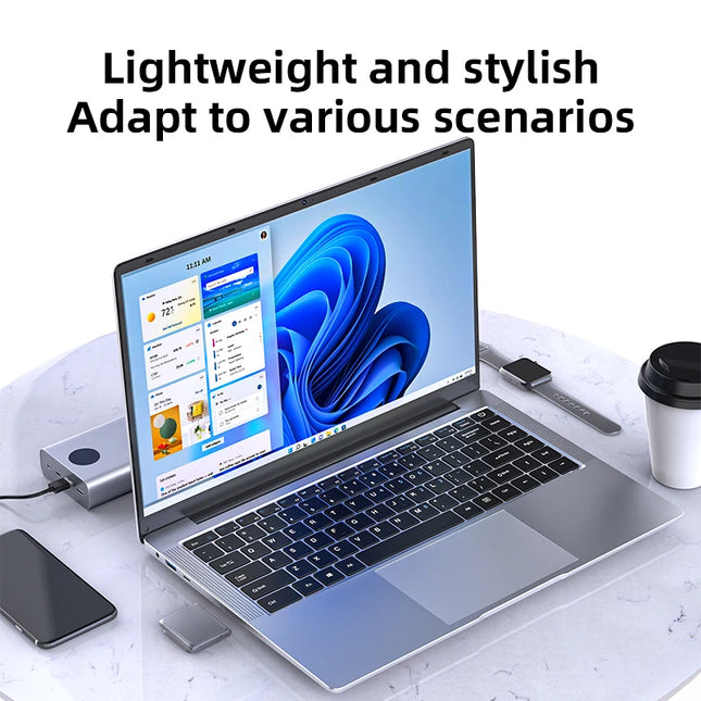 Xiaman Ultra Slim Windows 11 Laptop Computer 14.1" 12GB RAM 1TB 2TB SSD Intel A3950 Notebook 1920*1080 - product image 2