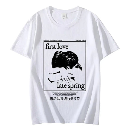 Singer Mitski First Love Late Spring Graphic T Shirts Concert Tour Fan Gift T-shirt Men's Women's Fashion Trend Vintage T-shirts