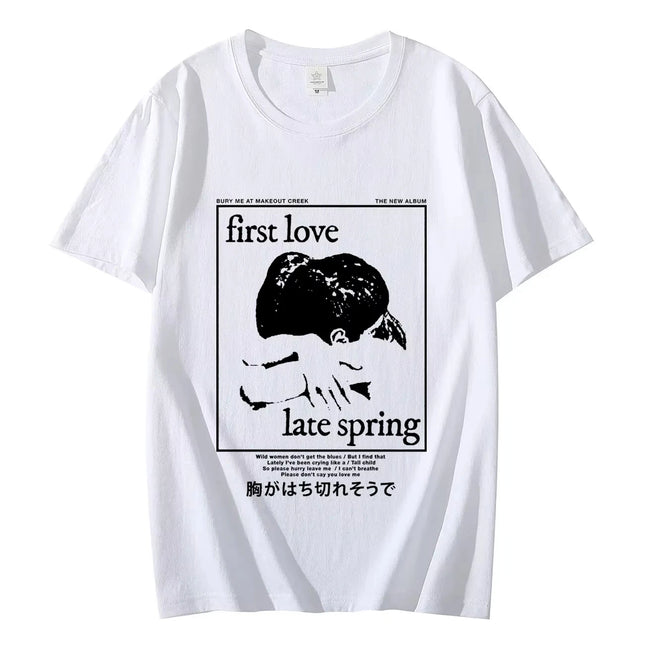 Sängerin Mitski First Love Late Spring Grafik T-Shirts Konzert Tour Fan Geschenk T-Shirt Herren Damen Mode Trend Vintage T-Shirts
