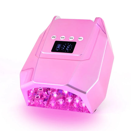 96w Gradient Gold  Pro Red Light Cordless LED Nail Lamp Rechargeable Battery UV LED Nail Lamp Cure Cordless LED Lamp Curing Gel