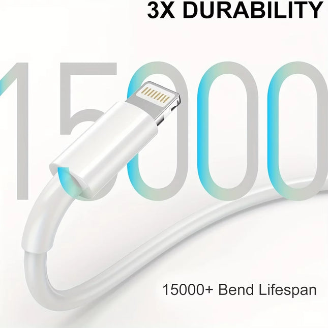 MFI-zertifiziertes Ladekabel, geeignet für iPhone, 3 m langes USB-auf-Lightning-Datenkabel, passend für iPhone 14 13 12 11 XS XR X 7 6