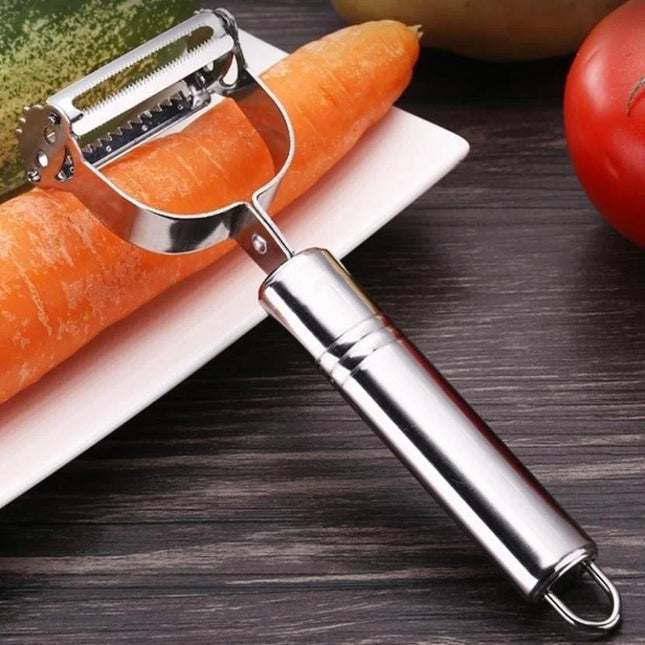 Stainless Steel Potato Cucumber Carrot Grater Julienne Peeler Vegetables Fruit Peeler Vegetable Slicer - product image from B