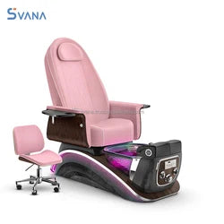 custom.High End Pink Pipeless Pedicure Spa Chair Foot Care Chair Beauty Salon