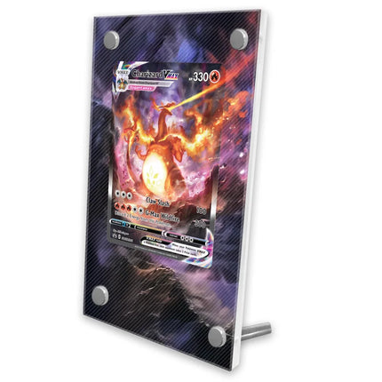 Pokemon Display Cards PTCG Reshiram Zekrom Charizard Espeon Latias SV11 151 Anime Game Expand Art Gifts Acrylic Protective Case