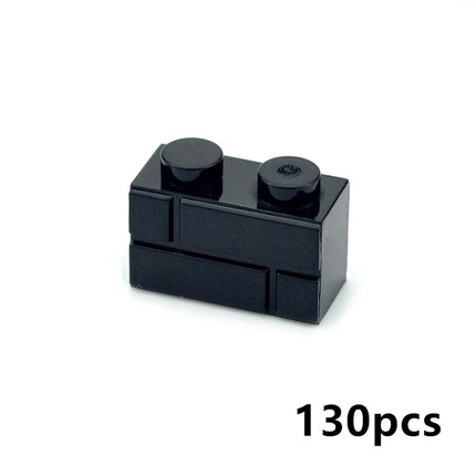 DIY Building Blocks Wall Figures Bricks 1x2 1x3 1x4 L Dots Educational Creative Construction Brick Size Compatible Small Bricks