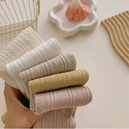 Warm Girls Leggings Solid Color Cotton Baby Leggings Lace Flower Skinny Pants Girl Pants Kids Children Trousers 2-4 Years Old