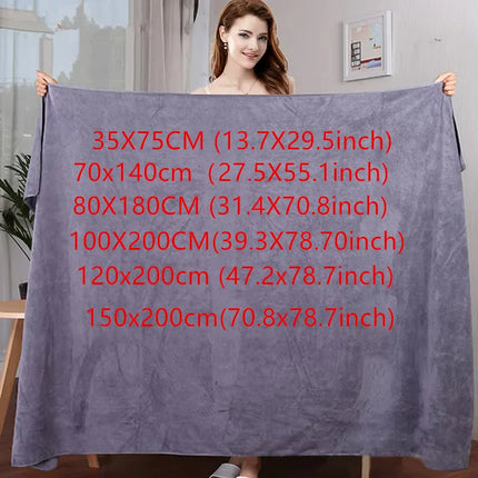 White large towel, bath towel, beauty salon towel, soft and absorbent quick drying sports beach hotel towel