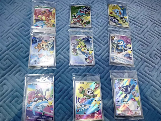 Auf Lager Original Pokémon-Sammelkarte PTCG First Partner SIR Set Vol.1 Vol.2 SV16.0 30-jähriges Jubiläum Sammelkarten Spielzeug