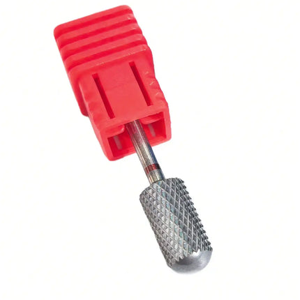 NotNoot Safety Nail Drill Bit, 3/32'' Smooth Round Top Large Barrel Carbide Bits, Suitable for Manicure Pedicure Cuticle Gel Pol