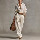 WHITE / L