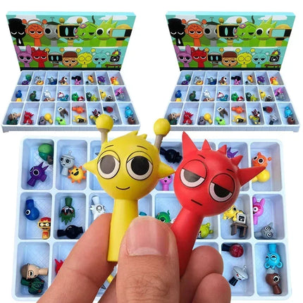 ==2025new 24pcs/48pcs Sprunki Figures Mode Toys Sprunki Incredi box Anime Action Figures Sprunki Game Cartoon