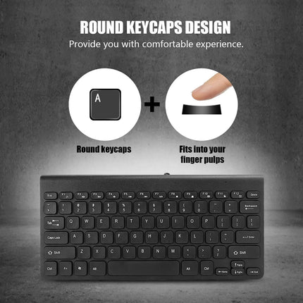 Ultra Thin USB Wired Keyboard Optical Mouse Mice Set Combo for PC Laptop Keyboard Mouse Keyboard Mouse Combo USB - product im