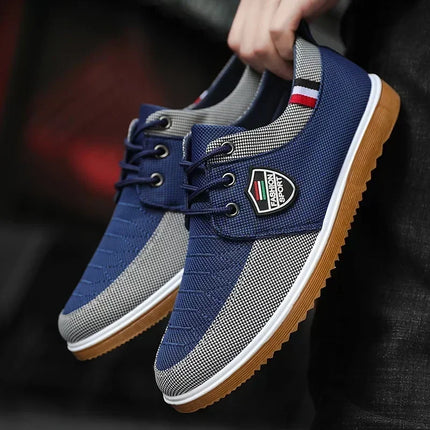 Best Selling Men's casual shoes Vulcanized Work loafers Mesh Lightweight Man sports shoes Canvas Shoes for Men