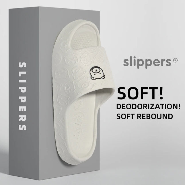 Non-Slip Slippers for Women Outer Wear 2024 New Indoor Home Sandals Female Summer Eva