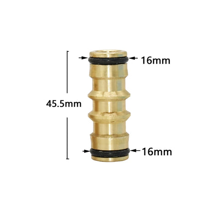1/2 3/4 5/8 1" Thread Quick Connector Brass Garden Watering Adapter Drip Irrigation Copper Hose Quick Connector Fittings 1 Pcs