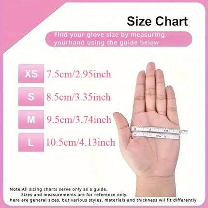 Pink Nitrile Disposable Gloves for Household Cleaning Working Kitchen Gardening Dishwashing Latex Free Nail Salon Tattoo Gloves