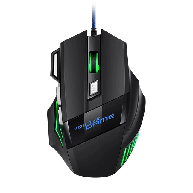 RGB Backlit Wired Ergonomic Design Keyboard Set Waterproof Luminous Gaming Keyboard And Mouse Combo PC Accessories - product