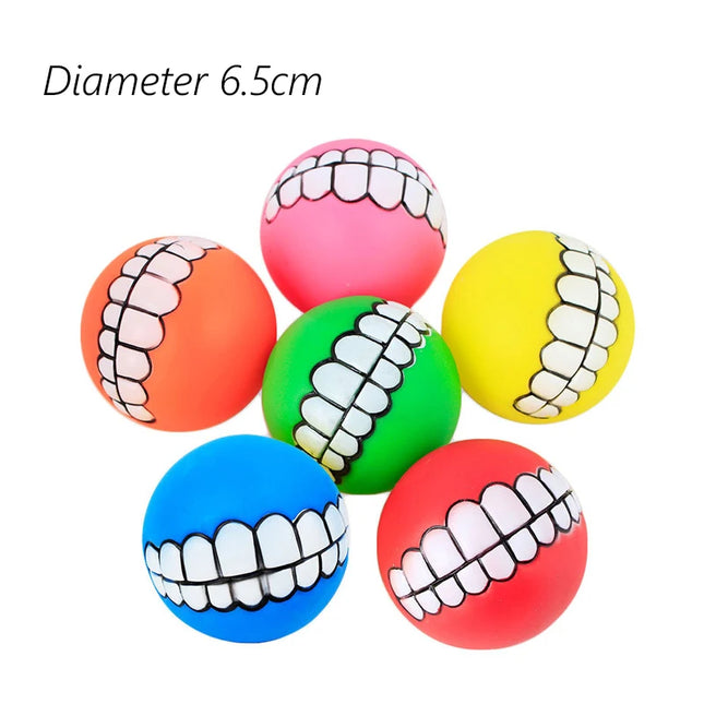 1pcs Diameter 6cm Squeaky Pet Dog Ball Toys for Small Dogs Rubber Chew Puppy Toy Dog Stuff Dogs Toys - product image 7