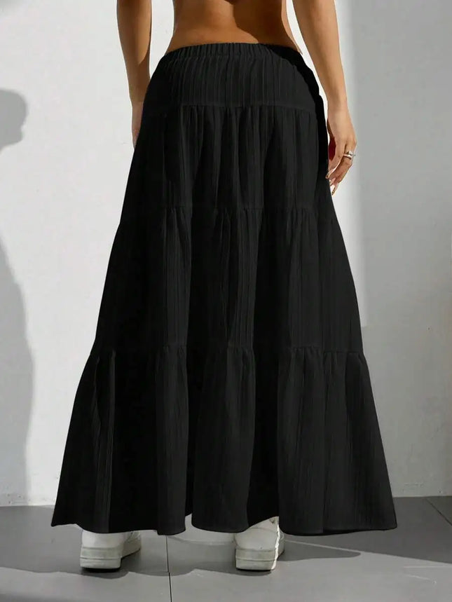 European and American Cross-Border New Style Wish Spring and Summer Women's Skirts, Tie-Strap Spliced - product image 6