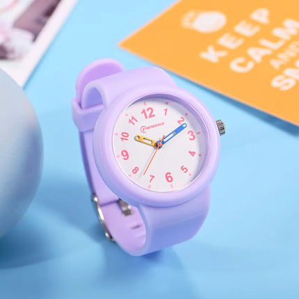 UTHAI CA03 3-12 Year Old Children's Watch Fashion Simple Sports Comfortable Waterproof High Boys Girls Quality Quartz Watches