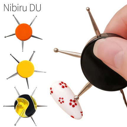 5/6 Head Nail Art Dotting Tools Disc Nail Design Rhinestone Dotting Pen Nail Point Drill Drawing Pens DIY Manicure Accessories