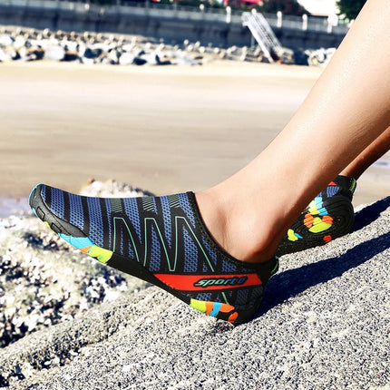 Aqua Shoes Quick Drying Beach Water Shoes Unisex Swimming Aqua Slippers Barefoot Surfing Upstream Sneakers Light Seaside Summer
