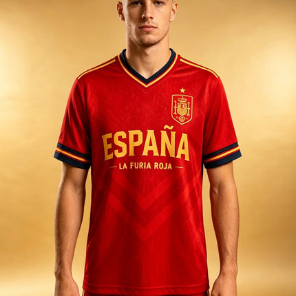 2026 New Spain ESPANA No.10 Soccer Jersey Unisex Quick Dry Breathable Football Training T-Shirt LA FURIA ROJA