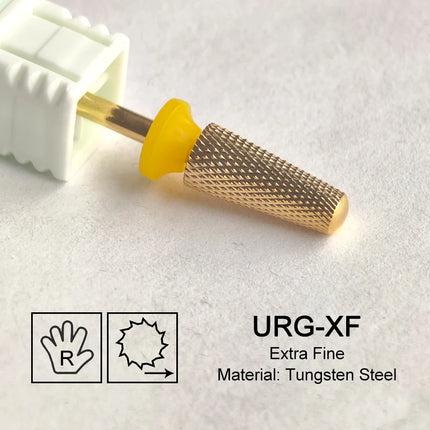 Tapered Barrel Nail Drill Bits Carbide Nails Grinding Head Milling Cutter 4XC Hard Soft Gel Removal Polishing DIY Tools