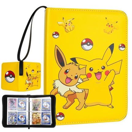 Pokemon 4or9 Pocket Card Album Binder Pokemon Verzamelmap 400or900 Capacity Trading Card Storage BookPU Cover Cartoon Gift