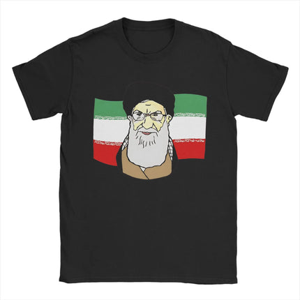Graphic Printing We Love You Ayatollah RIP 1939-2026 IRAN Ali Khamenei  T Shirt For Unisex  Cotton Tee Shirt Short Sleeve Tops