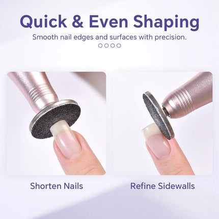 Dead Skin Replaceable Sanding Paper Set for Manicure Pedicure With Metal Disc Nail Drill Bit Calluses Removal Foot Care Tool Acc