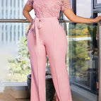 pink jumpsuits / XL