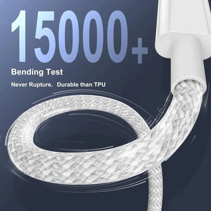 3PCS Fast Charger Cable Compatible with iPhone 17/16/15 Samsung Xiaomi Huawei USB-C to USB-C Charging Data Cable - product im