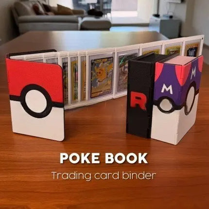 New Trading Card Binder Poke Book Pokemon Card Storage Box Durable Hard Protective Carrying Case Anime Card Collectors In Stock