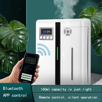 Room Fragrance Diffuser Wall Mounted Hotel Air Freshener Bluetooth Flavoring Diffuser For Essential Oil Electric Smell For Home