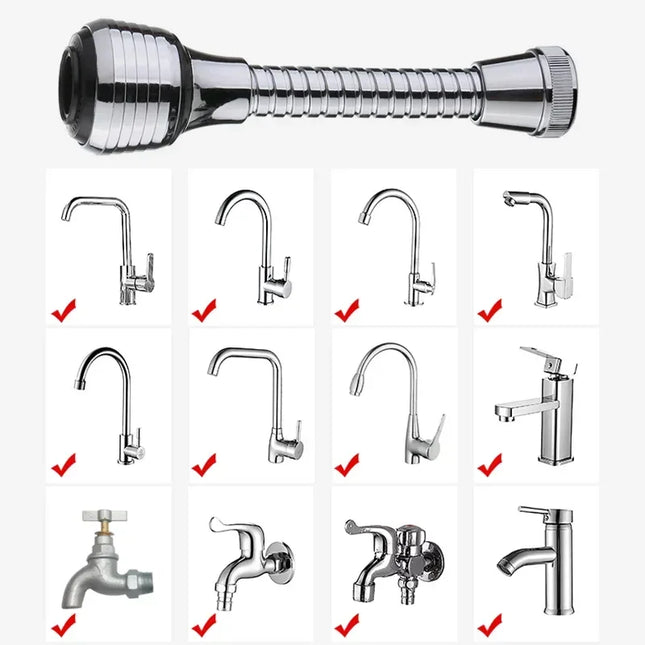Kitchen Gadgets 2 Modes 360 Rotatable Bubbler High Pressure Faucet Extender Water Saving Bathroom - product image 2